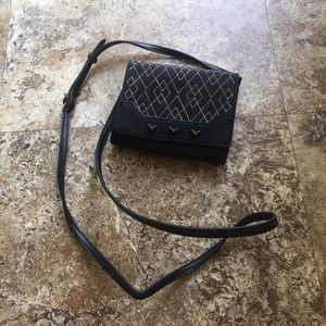 Rose gold and Black Clutch